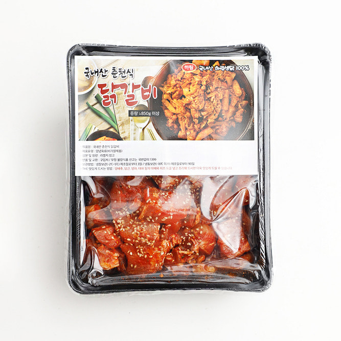 [명품축산] 집에서 간편하게 먹을 수 있는 춘천식 닭갈비 850g