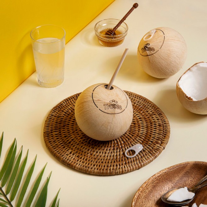 [TROBEE]간편한 섭취, 건강하고 맛있는 산지 직수입 코코넛 6개 1BOX
